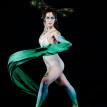peacock body painting