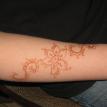 Henna arm design