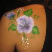 Rose design on shoulder
