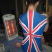 Flag body painting