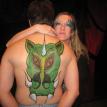 Dragon back piece body painting