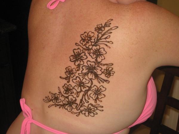 Henna Tattoo Designs Butterfly. temporary henna tattoo