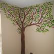 tree mural baby's room