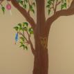 tree mural baby's room