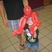 Spiderman balloon hat 