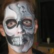 half zombie half skull