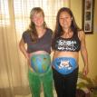 2 besties getting painted together!